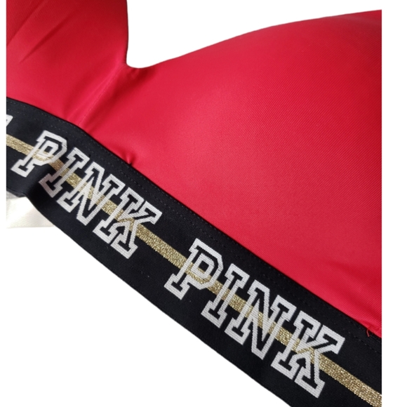 Pink Victoria's Secret Wear Everywhere Wireless Padded Adjustable Sport Bra - Picture 3 of 9